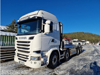 شاحنات مسطحة 2017 Scania R580 - 8X2*6 - planbil - Nylig EU-godkjent: صورة 1