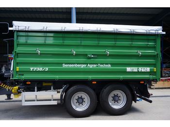 Metal-Fach Tandemkipper T 730/3-16 to.NEU  - مقطورة قلابة زراعية/ شاحنة قلابة