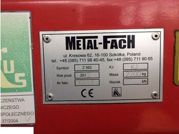  Prasa Sipma Metal Fach 2012 rok Z562 - آلة بالات دائرية