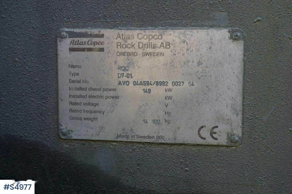 معدات حفر Atlas Copco D7-01 Drill Rig: صورة 38