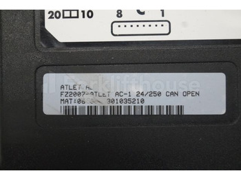 وحدة إي سي يو - معدات المناولة Atlet FZ2007 Rijregeling Drive controller ZAPI AC1 FZ2007 24/250A can open sn. 301035210 for Atlet PLP200 year 2006: صورة 2