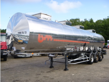 نصف مقطورة بخزان BSLT Chemical tank inox 33.6 m3 / 4 comp