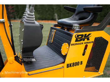 حفار صغير للبيع  Berger Kraus Mini Excavator BK800B with FULL equipment: صورة 4