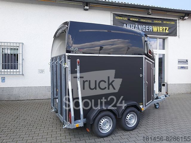 عربة نقل خيل للبيع  Böckmann DUO Esprit silver black Aluboden Sattelkammer 100 km/H: صورة 9