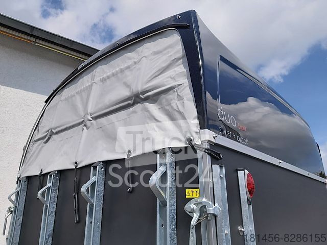 عربة نقل خيل للبيع  Böckmann DUO Esprit silver black Aluboden Sattelkammer 100 km/H: صورة 8