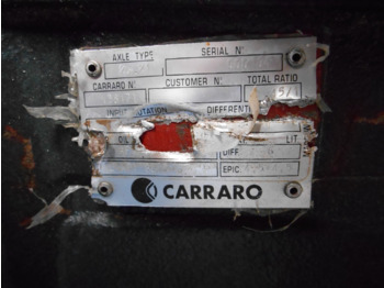 لمحور الأمامي - آلات الإنشاء للبيع  Carraro 26.21 -: صورة 5