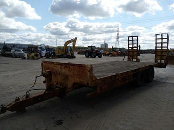مقطورة رزاعية Cheiftan 16 Ton Twin Axle Sprung Draw Bar Trailer, Ramps