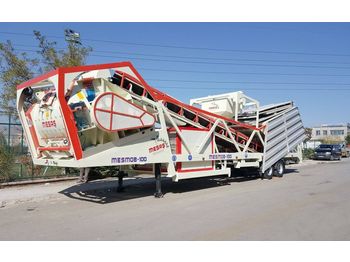 MESAS 100 m3/h MOBILE CONCRETE BATCHING PLANT - آلة الخرسانة