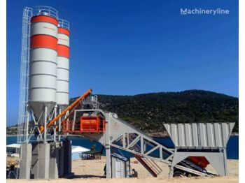 POLYGONMACH 100 m3 per hour mobile concrete batching plant - آلة الخرسانة