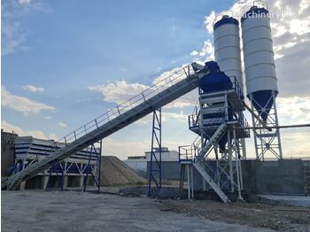 POLYGONMACH Stationary 135m3 Batching Planr with Double Planetery Mixer - آلة الخرسانة