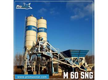 PROMAXSTAR Mobile Concrete Batching Plant PROMAX M60-SNG(60m³/h) - آلة الخرسانة