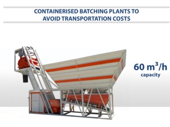 SEMIX Compact Concrete Batching Plant Containerised - آلة الخرسانة