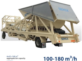 SEMIX Dry Type Mobile Concrete Batching Plant - آلة الخرسانة