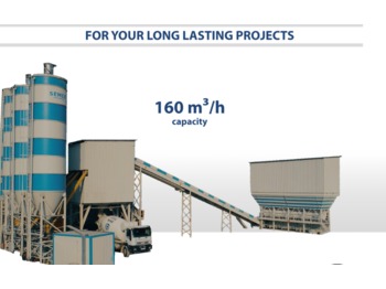 SEMIX Stationary Concrete Batching Plant 160 m³/h - آلة الخرسانة