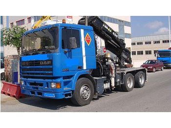 Daf 95  ATI 360 + Kran Hiab 450 + Trailer - موبايل كرين