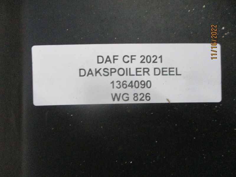 الكابينة والداخلية - شاحنة DAF 1364090 SPOILER DEEL CF MODEL 2021: صورة 3