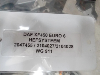 DAF 2047455/2104027/2104028 DAF CF XF HEFSYSTEEM EURO 6 - إطار هيكلي/ إطار معدني - شاحنة: صورة 5