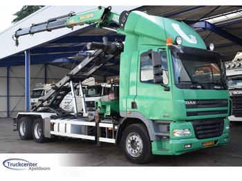 شاحنة - نظام الكابلات, شاحنة كرين DAF CF 85.380 Manuel, HMF 2820 K3 + Rotator, NCH, Euro 3, 6x2, Truckcenter Apeldoorn: صورة 1