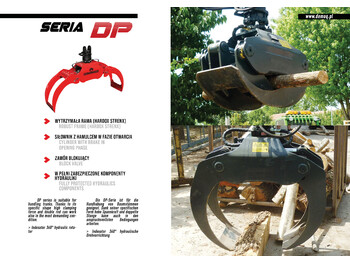 كلّاب - آلات الإنشاء للبيع  DEMOQ DP062 Log Grab 860 kg: صورة 3