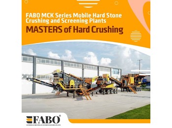 كسارة متحركه للبيع  FABO MCK-110 MOBILE CRUSHING & SCREENING PLANT | JAW+SECONDARY: صورة 1