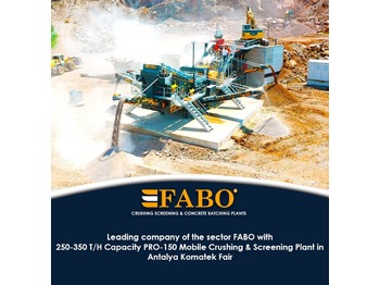 آلات التعدين للبيع  FABO MOBILE CRUSHING PLANT: صورة 1