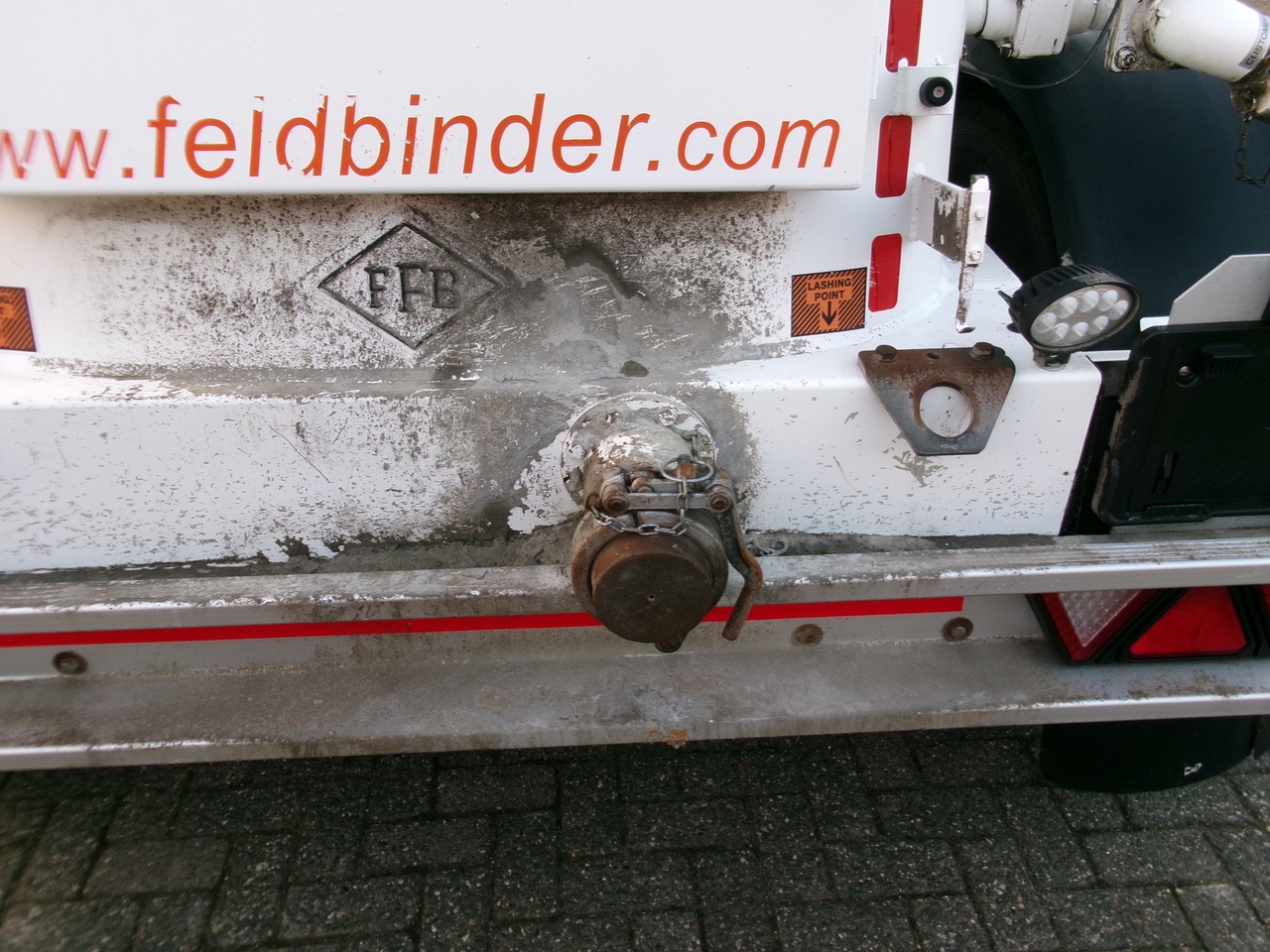 تأجير Feldbinder Powder tank alu alu 49 m3 / 1 comp Feldbinder Powder tank alu alu 49 m3 / 1 comp: صورة 7