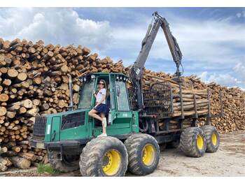Timberjack 1110 , GERMANY  - جرار شحن جذوع أشجار الغابات