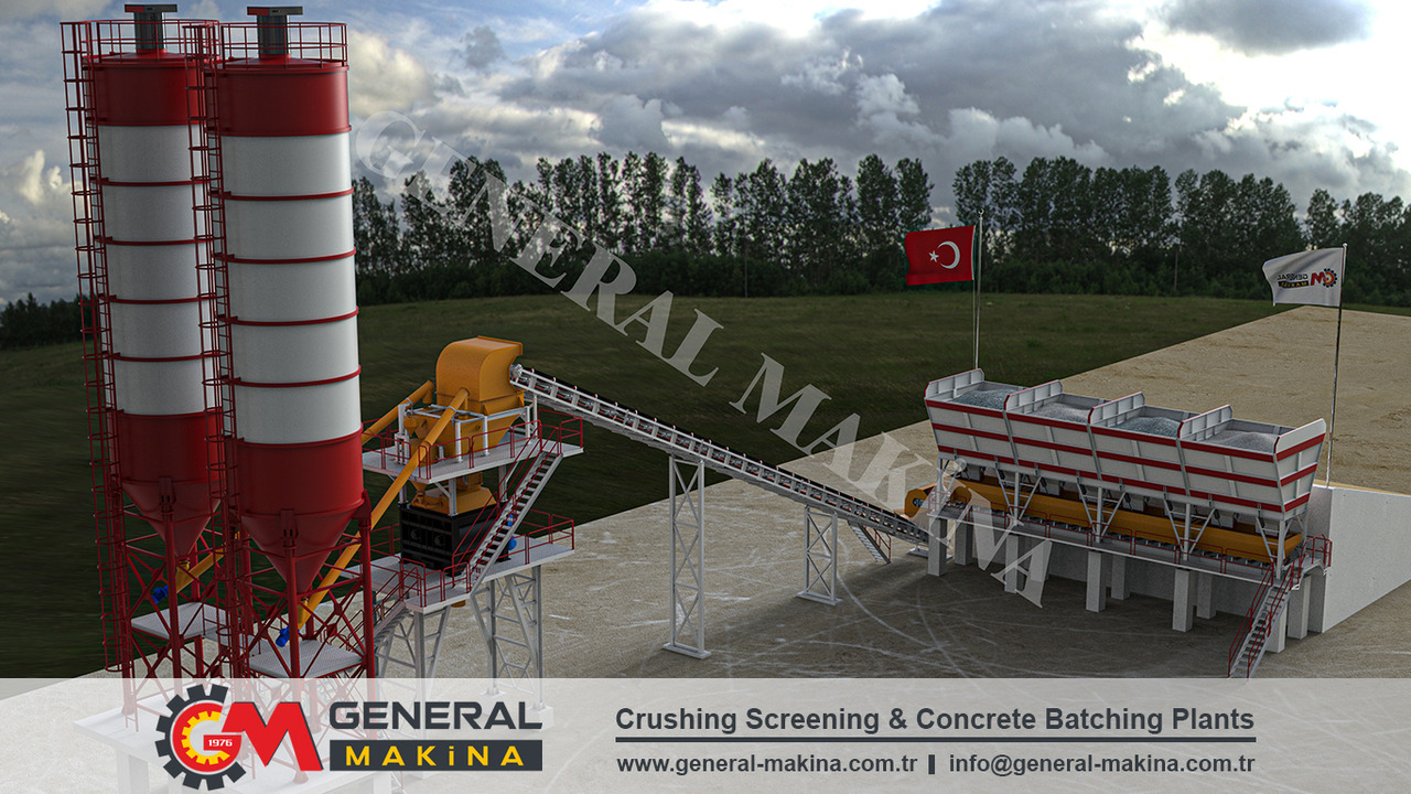 آلة الخرسانة للبيع  General Makina Royal 150 m3 High Capacity Concrete Batching Plant: صورة 7