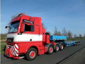 نصف مقطورة بلودر منخفض Goldhofer STZ-L5-54/80AA Double Extendable Semi Low Loader