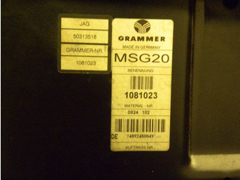 مقعد - معدات المناولة Grammer MSG20 Seat: صورة 2