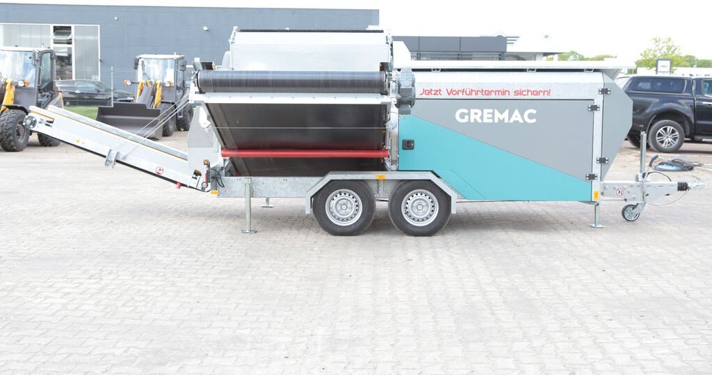 آلة فرز للبيع  Gremac e1 radmobile Trommelsiebanlage: صورة 7