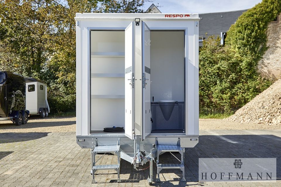 مقطورة بصندوق مغلق, مقطورة للبيع  HAPERT RESPO Mannschaftswagen/ Büro - 3 Räume & Toilette voll ausgebaut: صورة 9