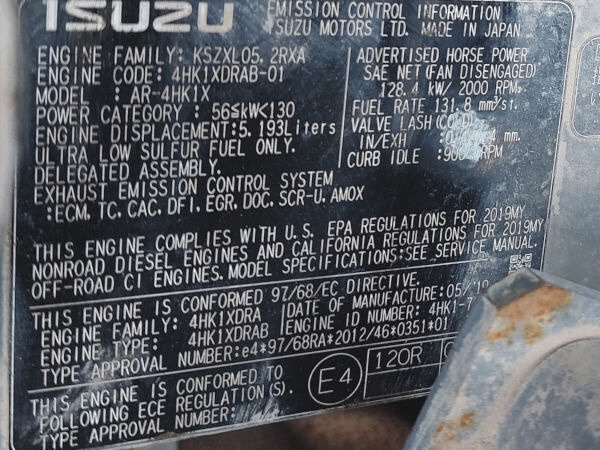 حفار ذو عجلات Hitachi ZX190W-6: صورة 9