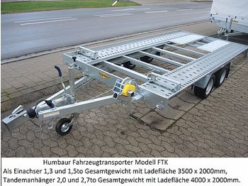مقطورة نقل اوتوماتيكي للبيع  Humbaur - FTK274020 Fahrzeugtransporter Autotransporter: صورة 1