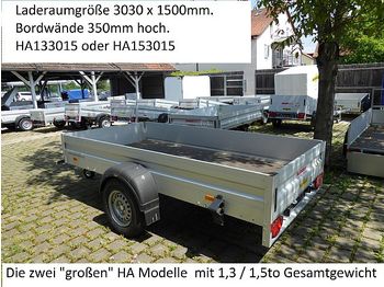 مقطورة عربة للبيع  Humbaur - HA133015 Einachser gebremst 1,3to: صورة 1