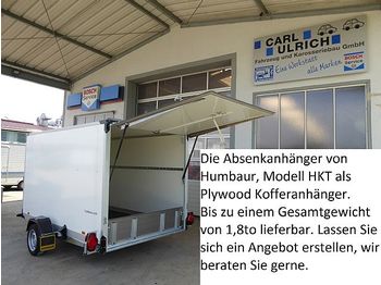 مقطورة بصندوق مغلق للبيع  Humbaur - HKT752515-18P Kofferanhänger Absenkanhänger: صورة 1