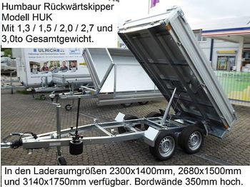 مقطورة قلابة للبيع  Humbaur - HUK303117 Rückwärtskipper Elektropumpe: صورة 1