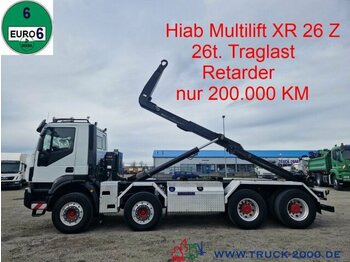 شاحنة برافعة خطافية Iveco AD 340T45 8x4 Hiab-Multilift Retarder nur 200TKM: صورة 1