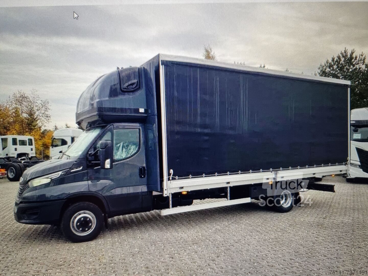 شاحنة مغلقة بستائر جانبية للبيع  Iveco Daily 70C18 A8 15PAL Luftfederung: صورة 5
