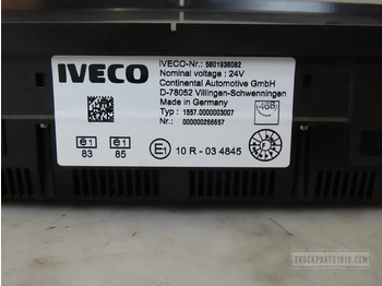 النظام الكهربائي - شاحنة Iveco Electrical System Instrumentenpaneel: صورة 3