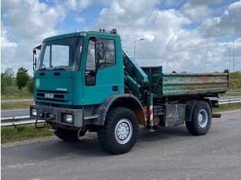 شاحنة قلاب Iveco EuroCargo 135E23 4x4 + ATLAS 50.1 crane truck: صورة 1