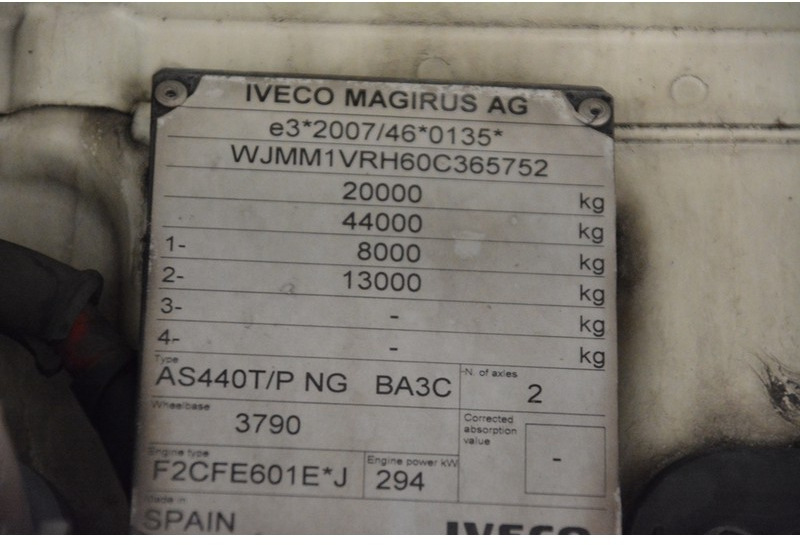 مقطورة السحب Iveco Stralis AS440S40 LNG Natural Power: صورة 11