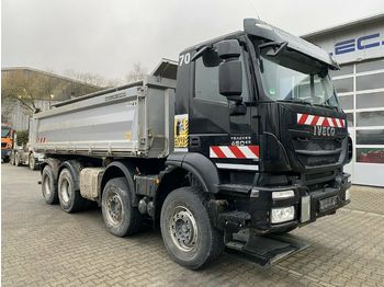 شاحنة قلاب Iveco TRAKKER 450 8x4 Euro 6 Dreiseitenkipper Meiller