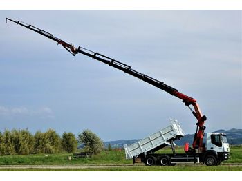 شاحنة قلاب Iveco Trakker 350 KIPPER 4,90+KRAN+JIB+FUNK*6x4