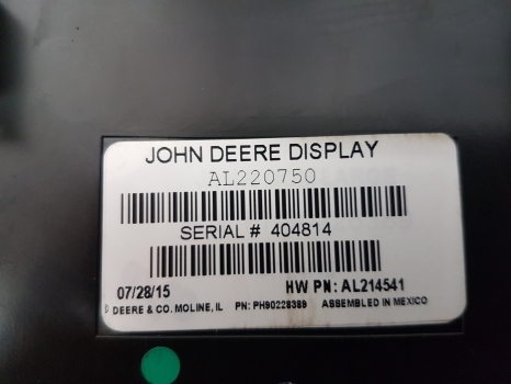 لوحة العدادات - جرار John Deere 6115m, 6090mc, 6105m, 6140m Instrument Cluster Al222798, Al220750: صورة 7