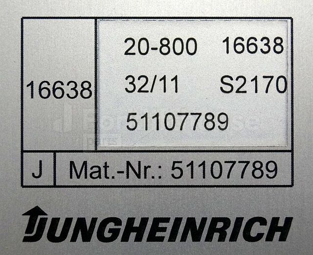 وحدة إي سي يو - معدات المناولة Jungheinrich 51107789 Rij/hef/stuur regeling Drive/Lift/steering controller from EKS312 year 2011 sn. S2170: صورة 3