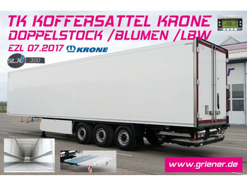 Krone SD 27/DOPPELSTOCK /BLUMEN LBW 2000 kg SLXi 300  - نصف مقطورة للتبريد: صورة 1