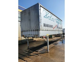 حاوية ذات ستائر جانبية Krone Wechselbrücke mit Schiebeplane und Bordw. 7,45m