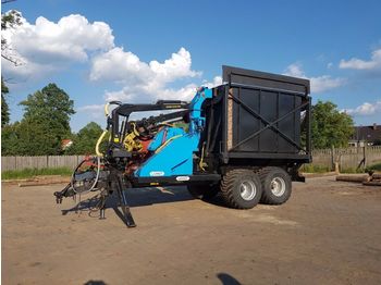 قاطعة الأخشاب LAIMNET HP25 Hubschrauber ANHÄNGER + Kran