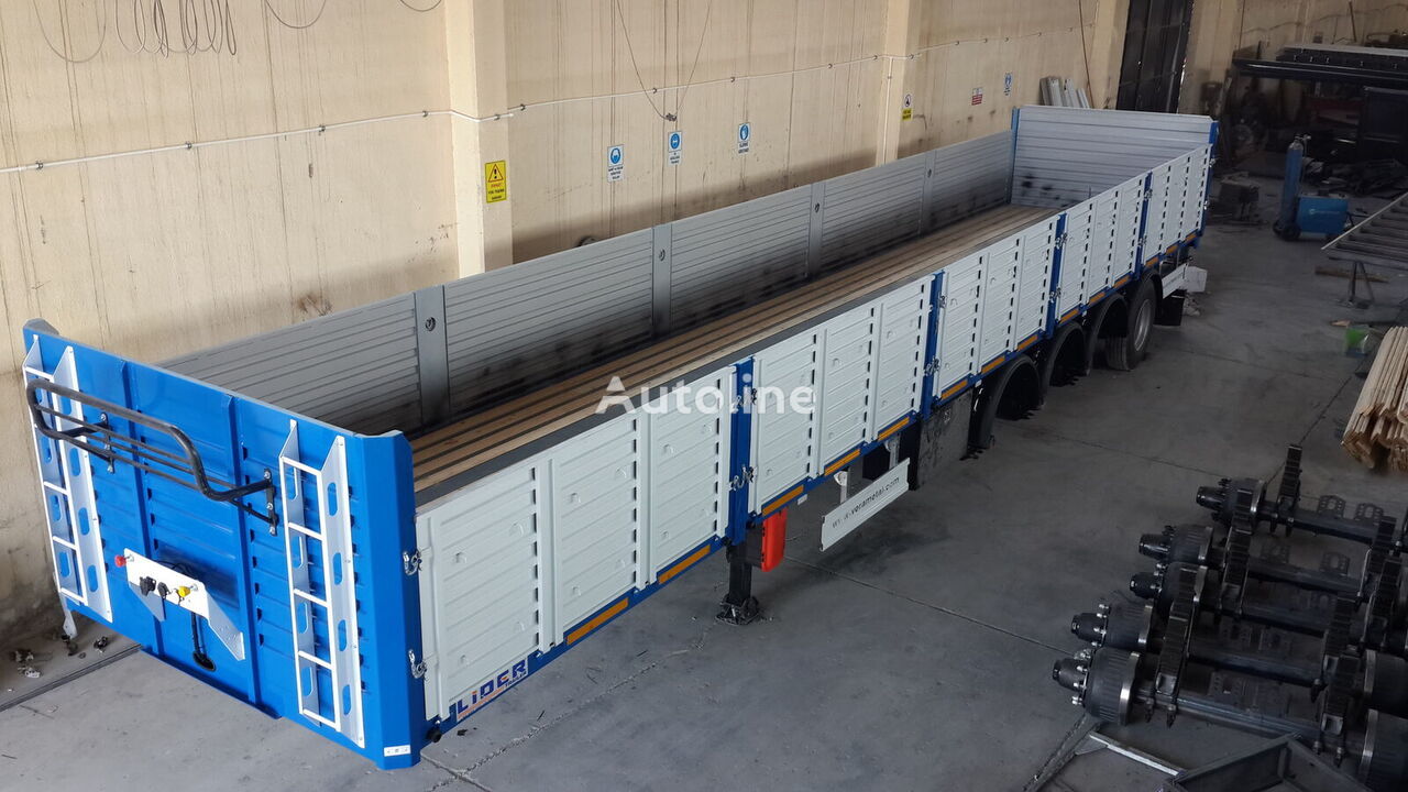 نصف مقطورة مسطحة للبيع  LIDER 2023 Model NEW trailer Manufacturer Company READY: صورة 12